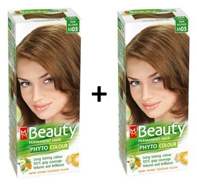 Beauty Doğal Bitkisel Saç Boyası M05 (Koyu Kumral) - 2 ADET