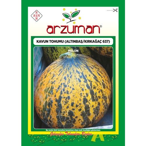 Arzuman Kırkağaç 637 (Altınbaş) Kavun Tohumu 10 Gram