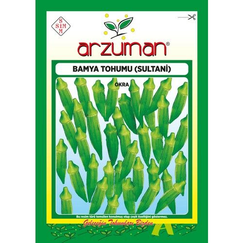 Arzuman Sultani Bamya Tohumu 25 Gram