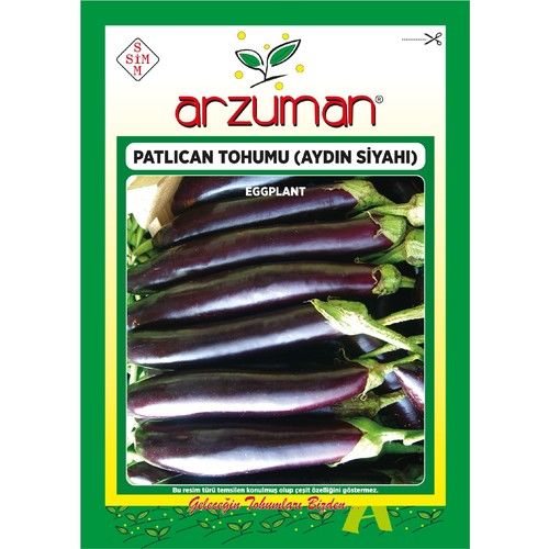 Arzuman Aydın Siyahı Patlıcan Tohumu 10 Gram