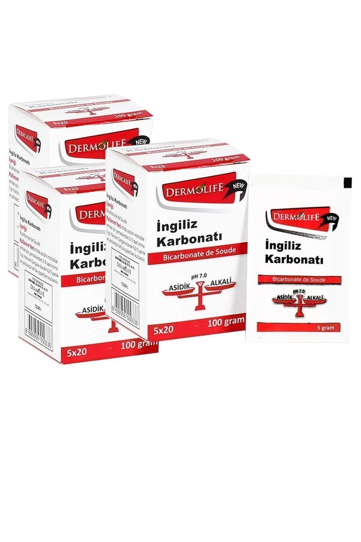Ingiliz Karbonatı 3 X 100 G 3 Lü Set