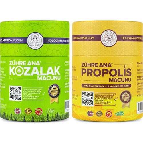 Zühre Ana Kozalak Macunu 240 ml + Zühre Ana Propolis Macunu Orijinal Hologramlı Ürün 240 ml