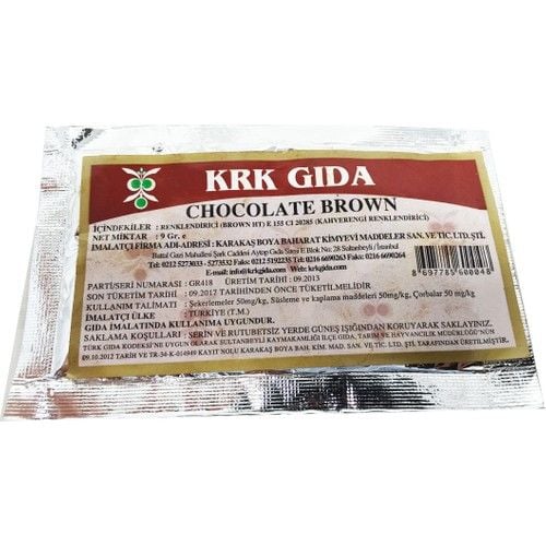 KRK Kahve Gıda Boyası 9 gr
