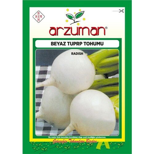 Arzuman Beyaz Turp Tohumu 25 Gram