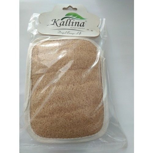 Kallina Kabak Lifi Kese ''Eldivenli + Pamuklu Arka Yüzey'' Banyo Kesesi