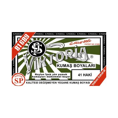 Viktoria Kumaş Boyası Haki