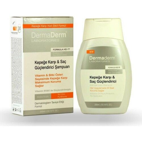 Dermaderm Kepeklenmeye Ve Saç Dökülmesine Karşı Etkili Şampuan