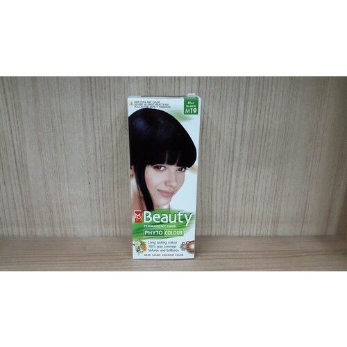 Mm Beauty Bitkisel Saç Boyası Mavi Siyah M19