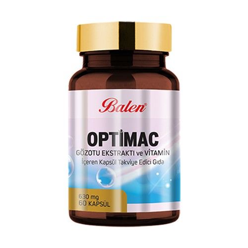 Balen Optimac Göz Otu Ekstraktı Ve Vitamin, 630Mg 60 Kapsul