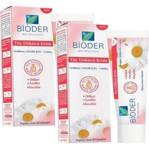 Bioder Normal Ciltler Tüy Dökücü Krem 100 ml x 2 Adet