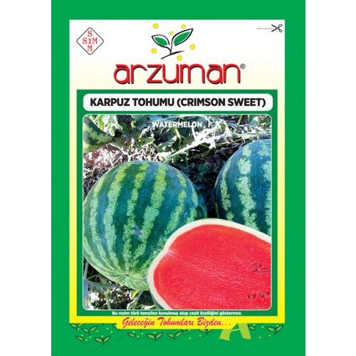 Arzuman Meyve Karpuz Tohum Crimson Sweet 10 gr