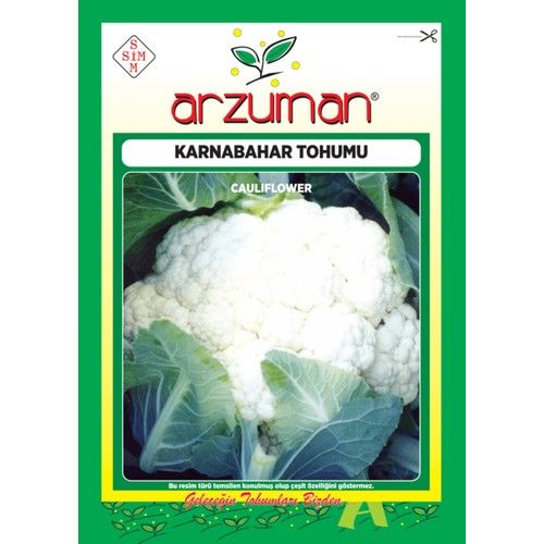 Arzuman Sebze Karnabahar Tohum 10 gr