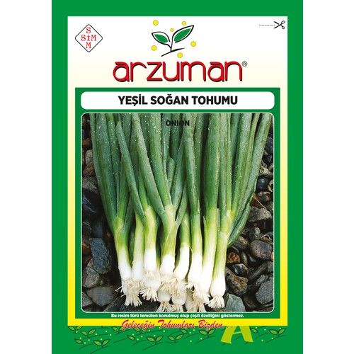 Arzuman Yeşil Soğan Tohumu 10 Gram