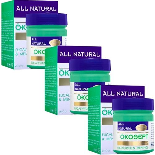 Ökosept Burun Açıcı Buharlaşan Merhem Bariyer Jel Viks 40 G x 3 Adet