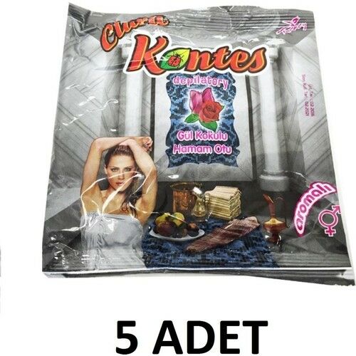 Kontes Gül Kokulu Hamam Otu 175 gr 5'li