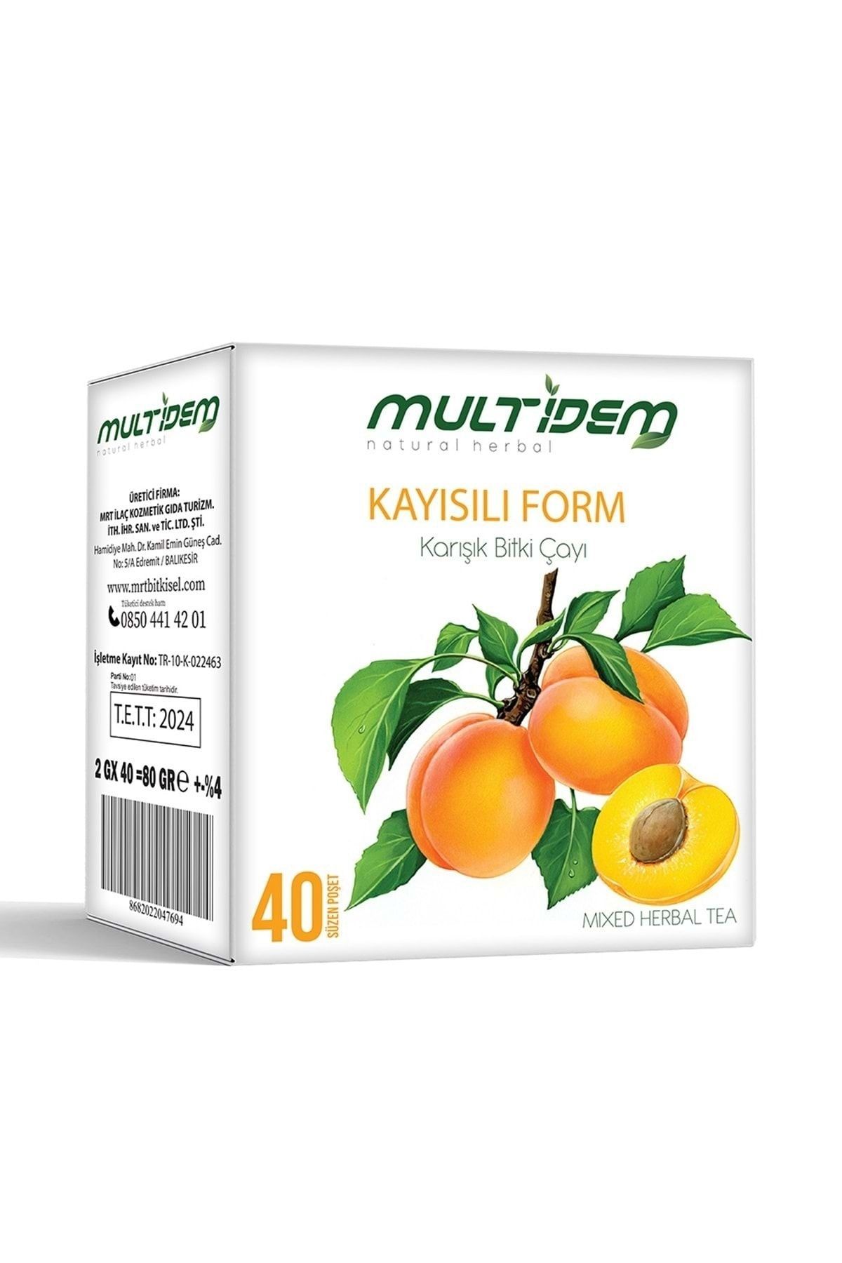 Kaysılı Form Çayı Bardak Poşet 40'lı 2g*40