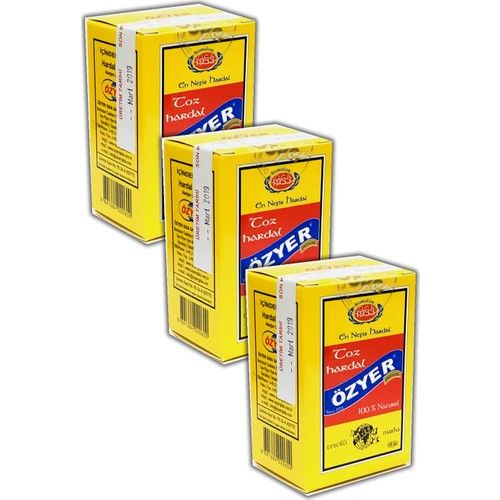 Özyer Hardal Tozu 60 gr x 3'lü