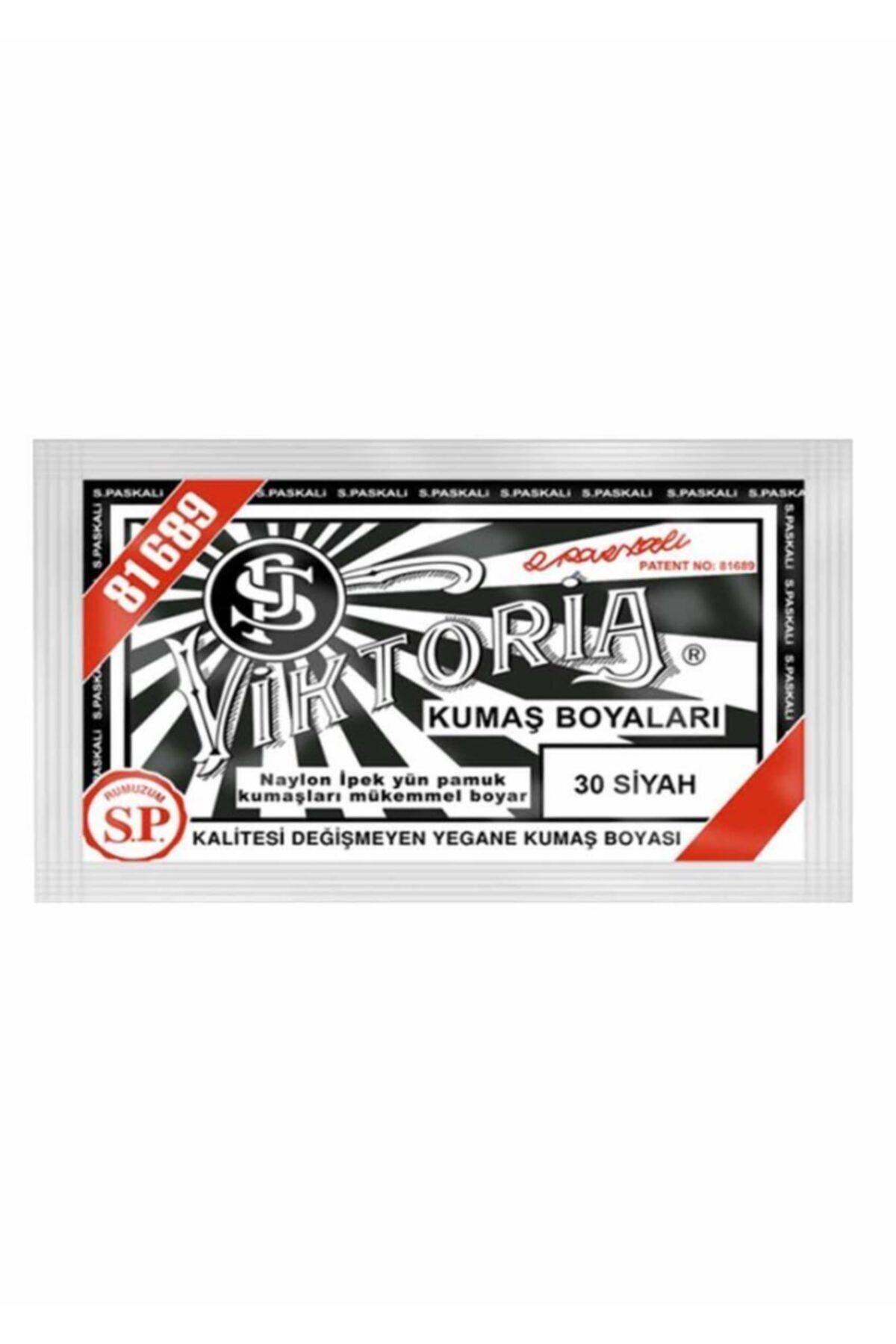 Viktoria Siyah Kumaş Boyası