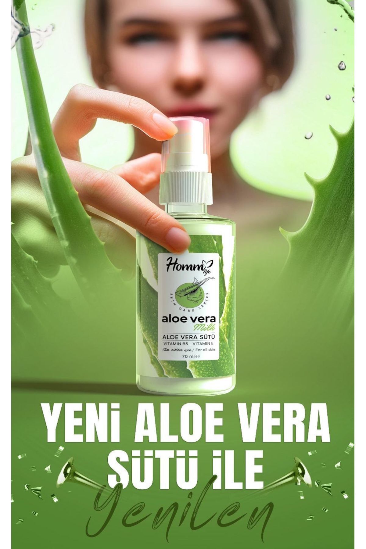 Aleo Vera Sütü Cilt Bakım Spreyİ