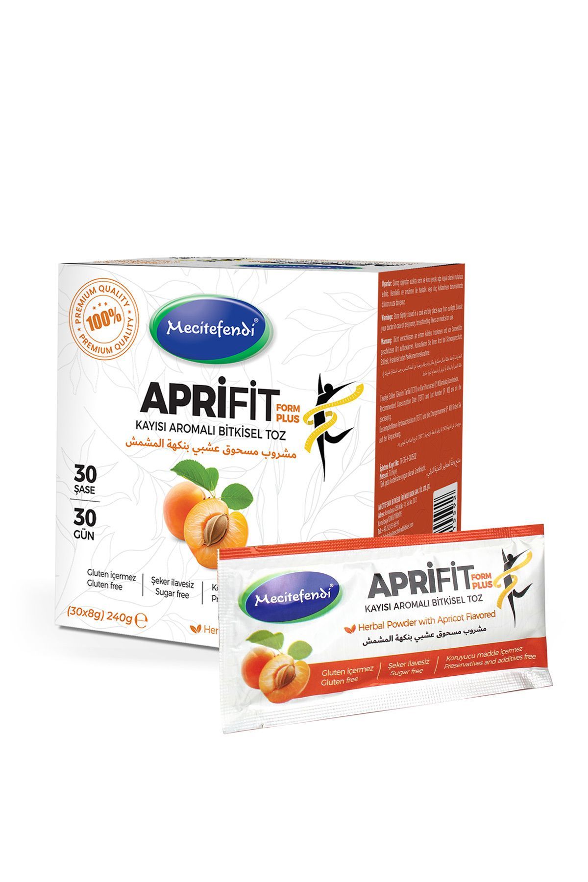 Aprifit Form Plus Kayısı Aromalı Bitkisel Toz 30 Şase
