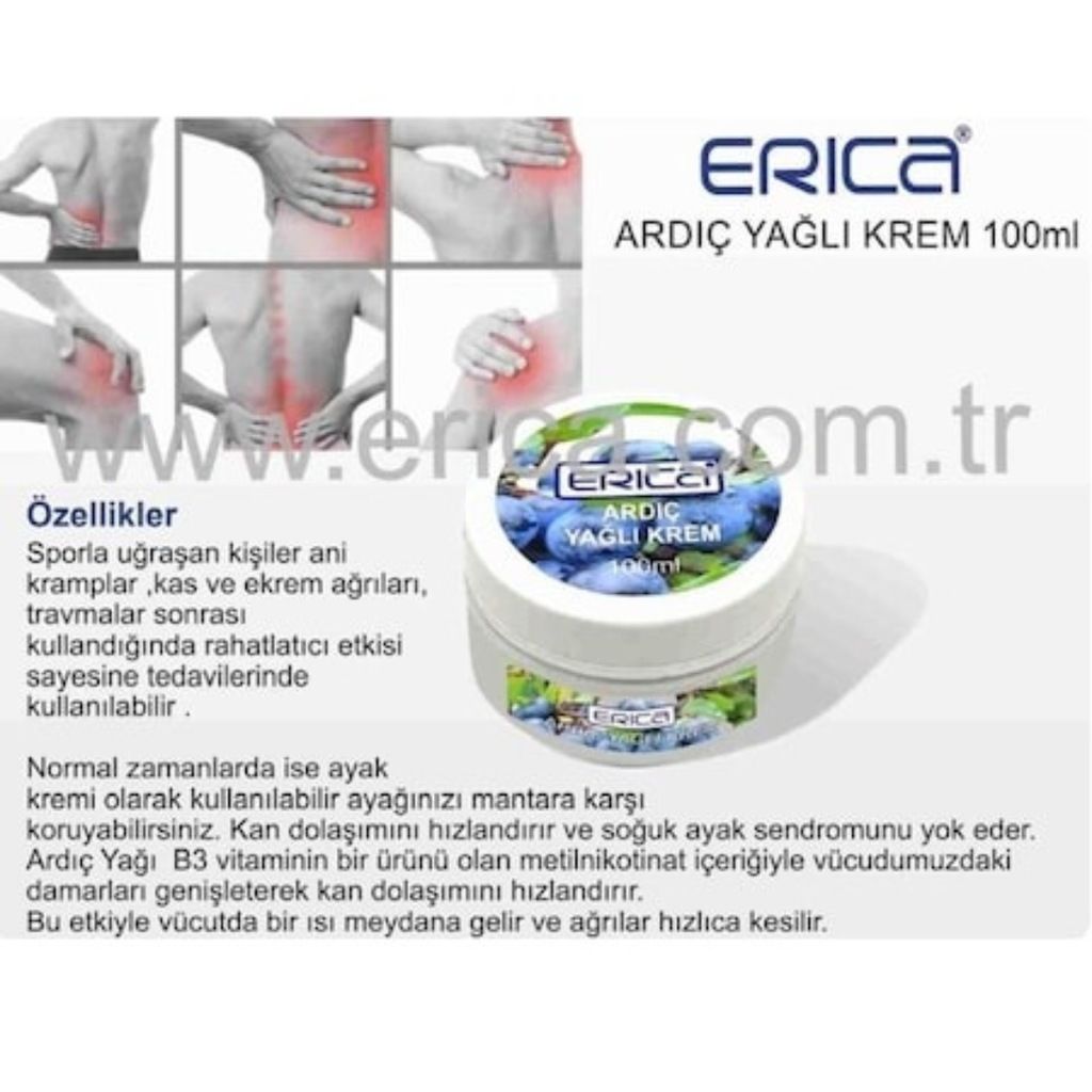 Erica Ardıç Yağlı Krem 2 x 100 ML