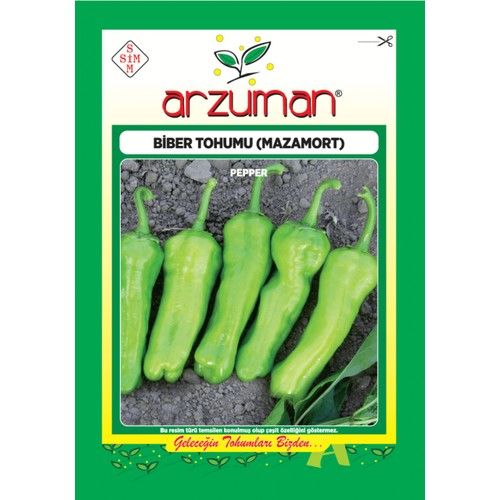Arzuman Sebze Mazamort Biber Tohum