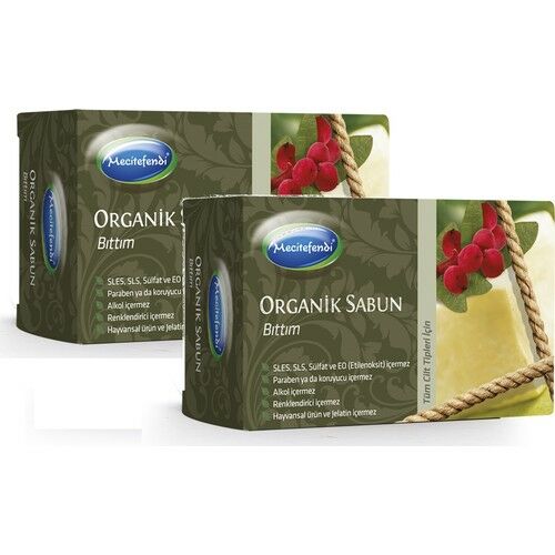 Mecitefendi Organik Bıttım Sabunu 125 gr x 2 Adet