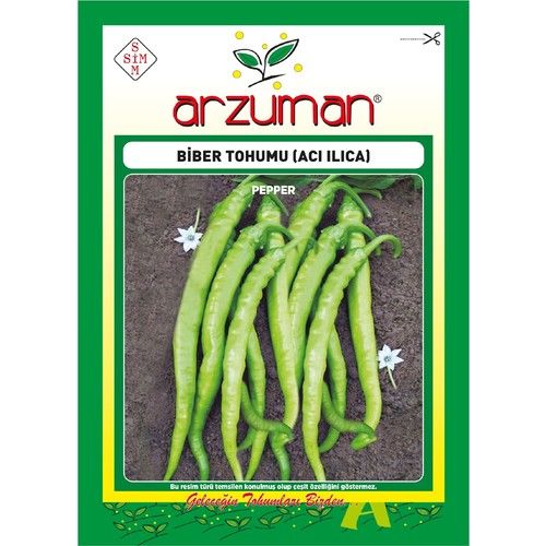 Arzuman Acı Ilıca Biber Tohumu 10 Gram