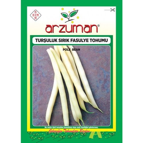 Arzuman Turşuluk Sırık Fasulye Tohumu 50 G