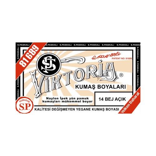 Viktoria Kumaş Boyası Açık Bej