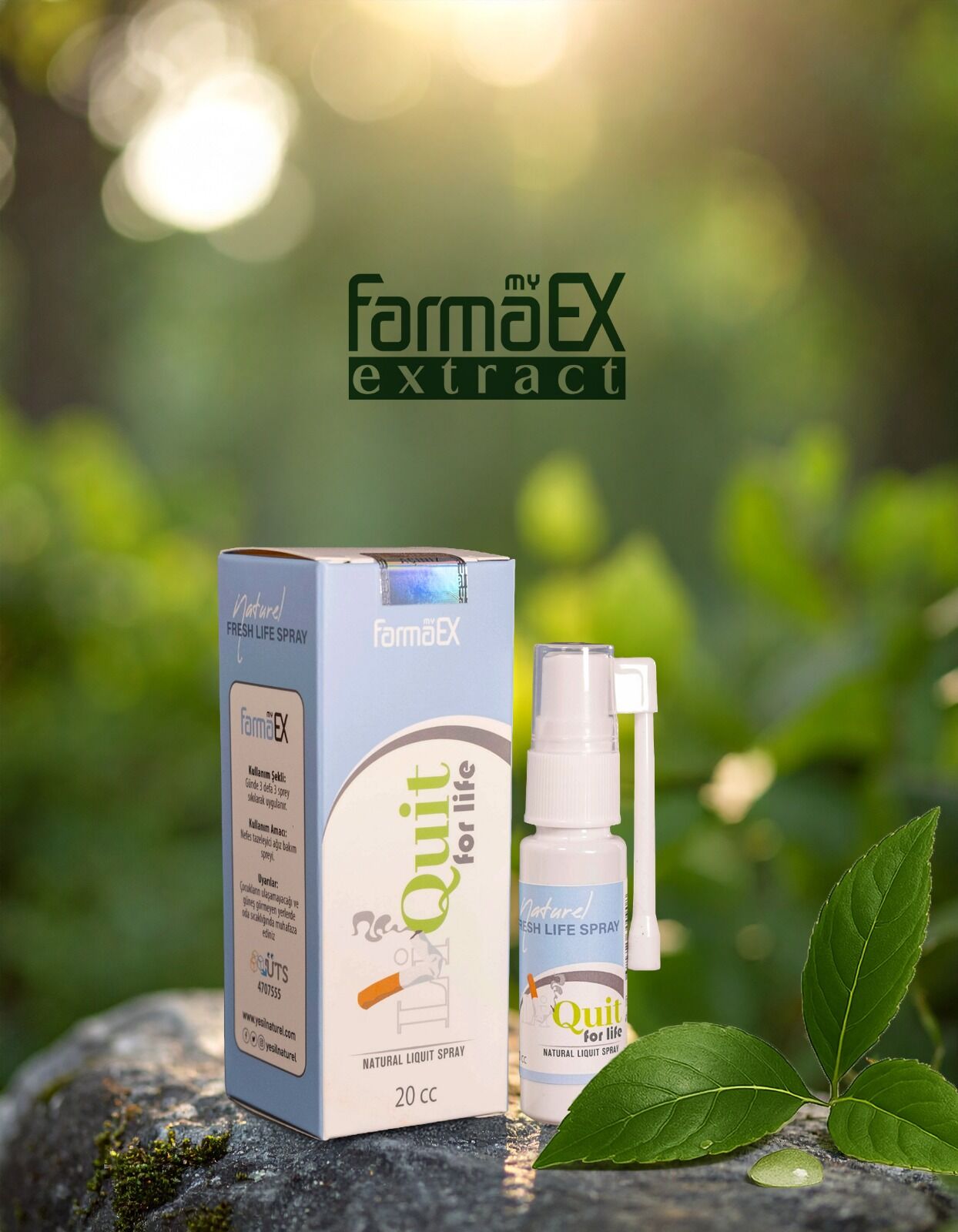 My Farmaex Quit Fresh Natural Life Sprey (SİGARAYİ BIRAKMAYI DESTEKLEYİCİ SPREY)