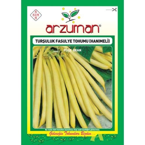 Arzuman Turşuluk Fasulye Tohum Hanımeli 50 gr