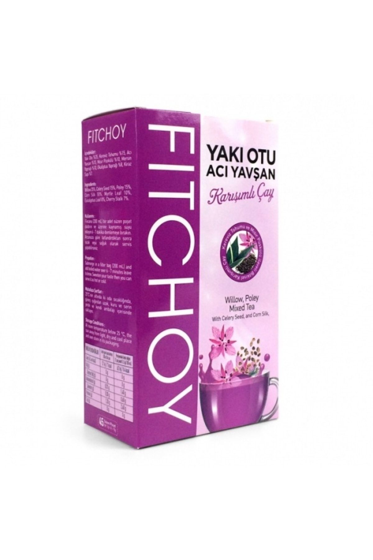 Fitchoy Yakı Otu Acı Yavşan Karışımlı Çay