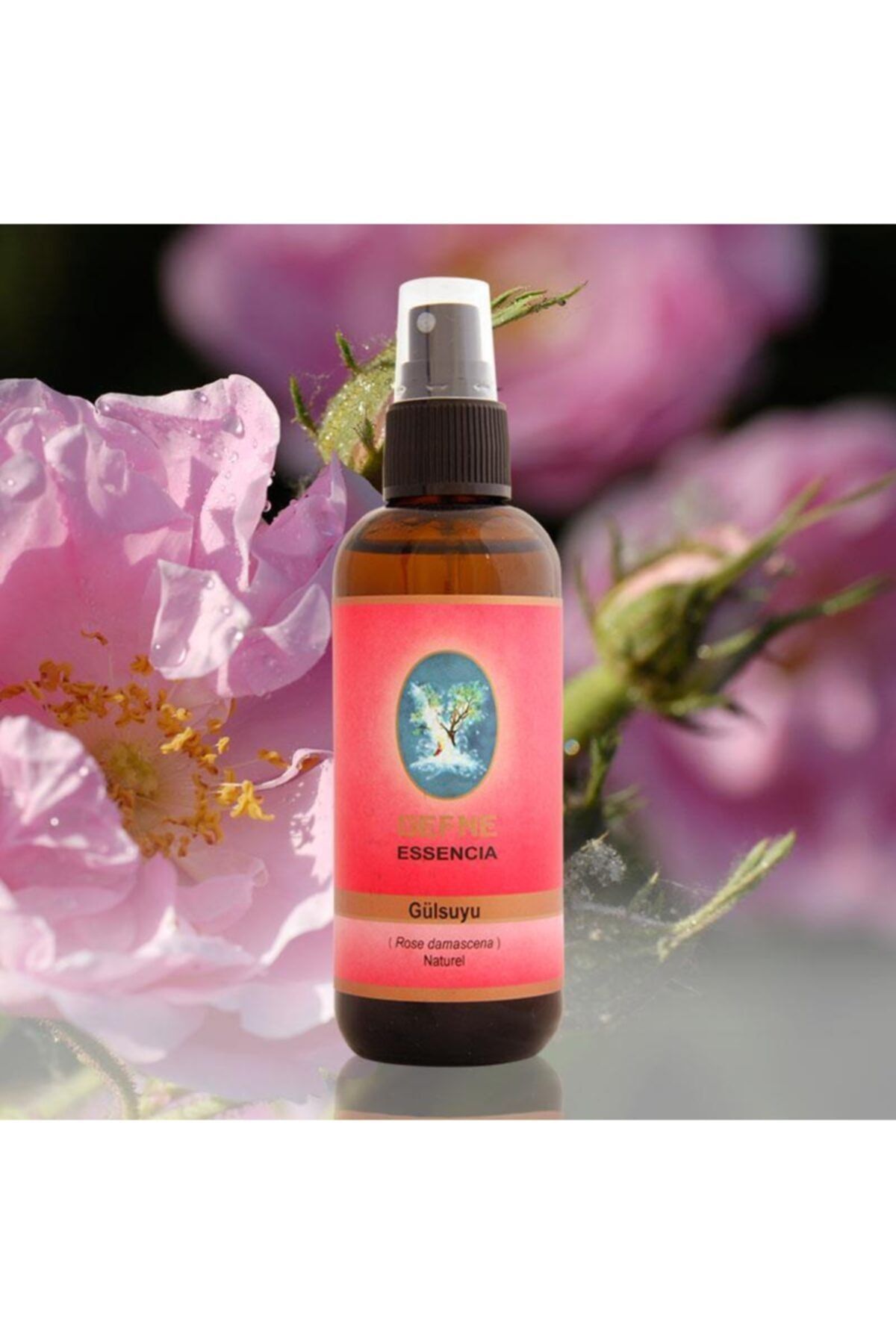 Gül Suyu Natural Sprey Cam Şişe Doğal 100 Ml