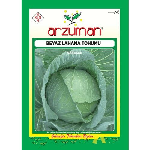 Arzuman Sebze Beyaz Lahana Tohum Yalova1 10 gr