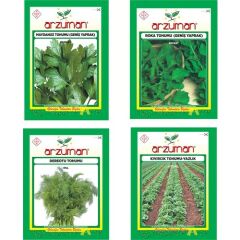 Arzuman Geniş Yaprak Maydanoz/geniş Yaprak Roka Dereotu Yazlık Kıvırcık Tohumu