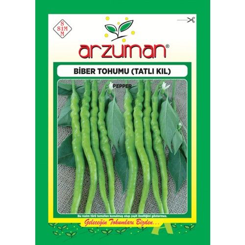Arzuman Tatlı Sivri Kıl Biber Tohum