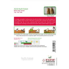 Arzuman Su - Et Kabağı (Lagenaria Siceraria) Çiçek Tohumu 5 Adet