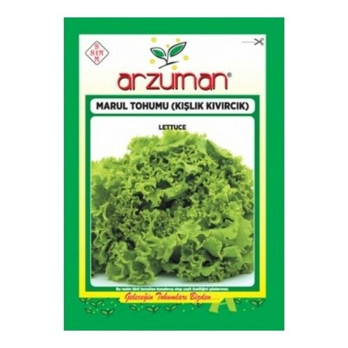 Arzuman Kışlık Kıvırcık Marul Tohumu 10 gr