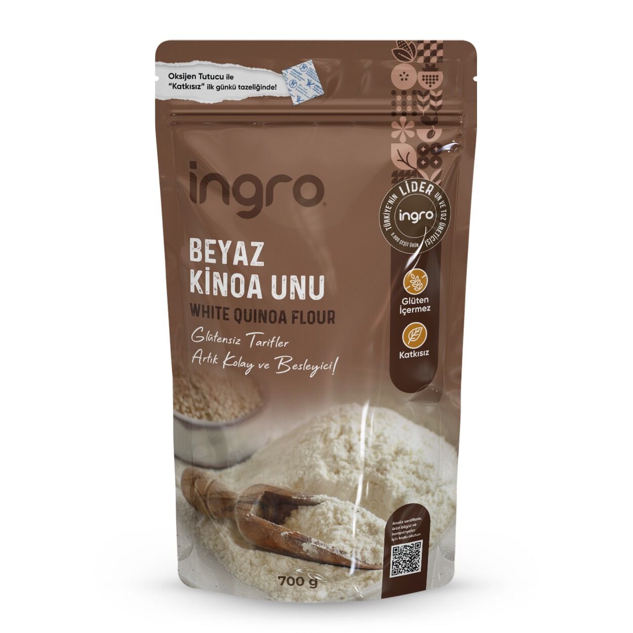 Ingro Glutensiz Kinoa Unu 700 G