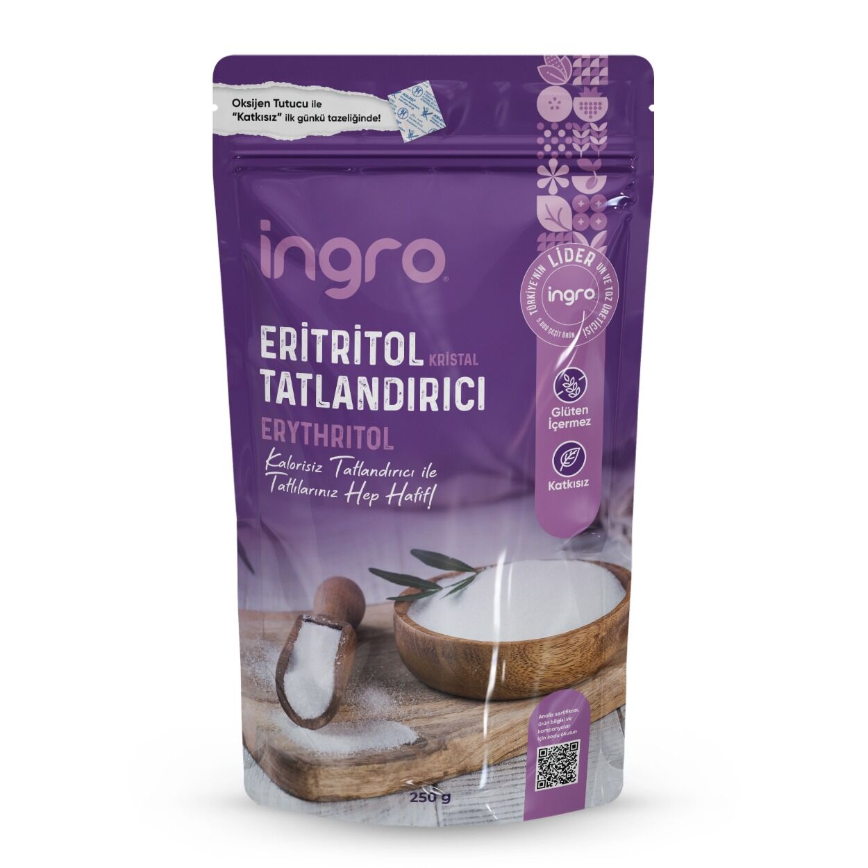İngro Eritritol Tatlandırıcı  Kristal 250 g