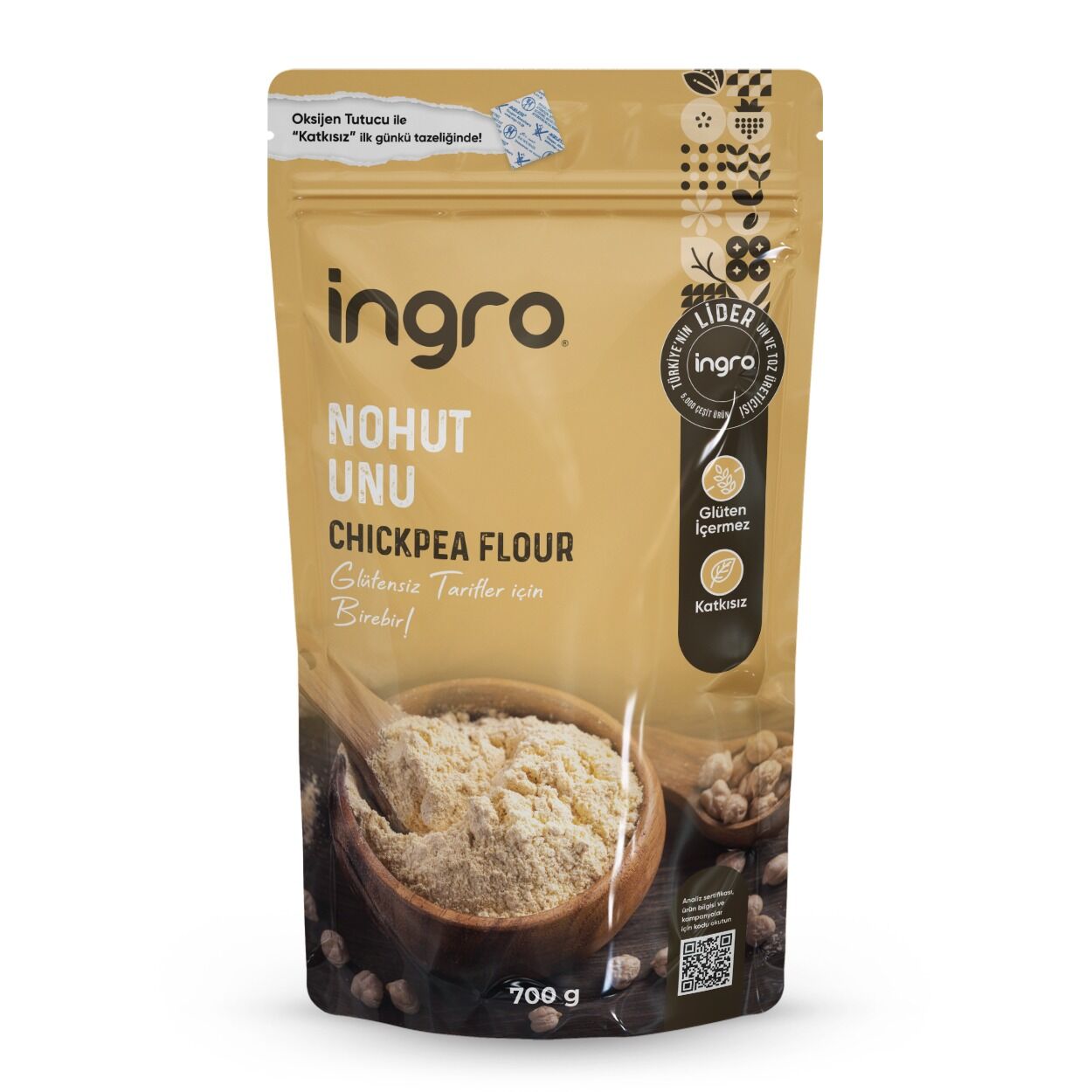 İngro Glutensiz Nohut Unu 700 g