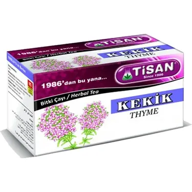 Tisan Kekik Bitki Süzen Poşet Çay 20'li