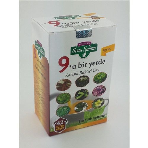 Lokman Sena Sultan Doğal 9'U Bir Yerde Karışık Form Çayı (84 Gr.)-Zyf