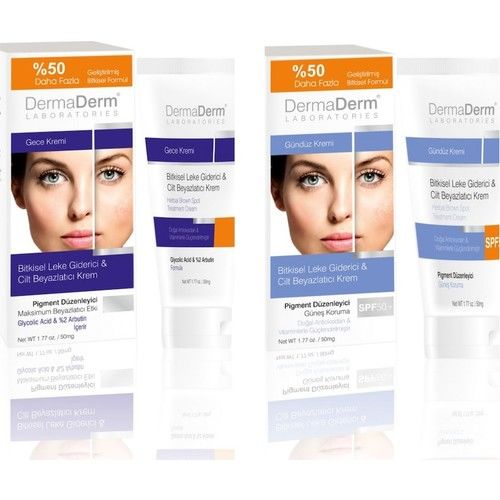 Dermaderm Gece Kremi + Dermaderm Gündüz Kremi