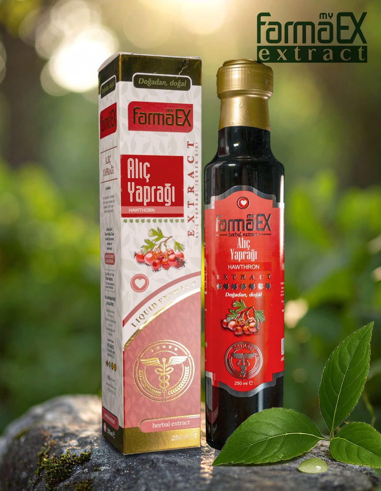 My Alıç Yaprağı Ekstraktı 250 ml Alıç Yaprağı Sıvı Ekstresi Alıç Extract