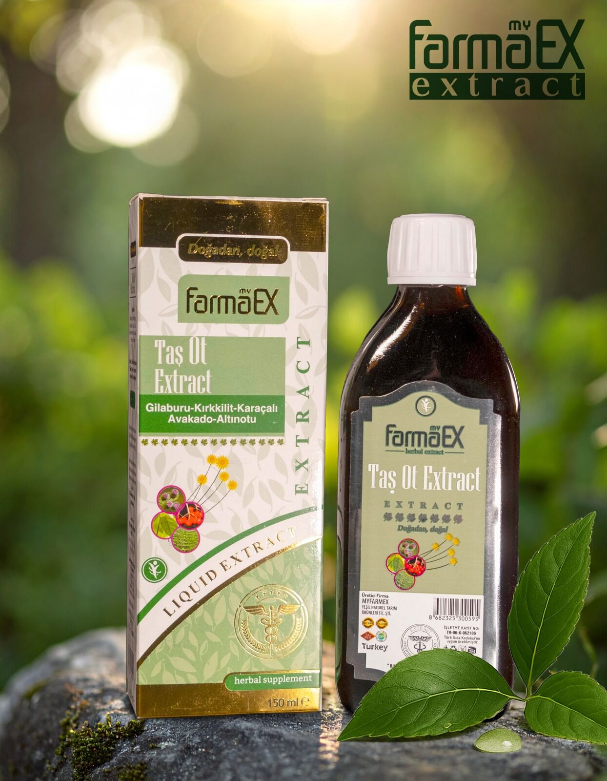 Myfarmaex Gilaburu Ekstraktı, Taş Ot Ekstraktı 150 ml