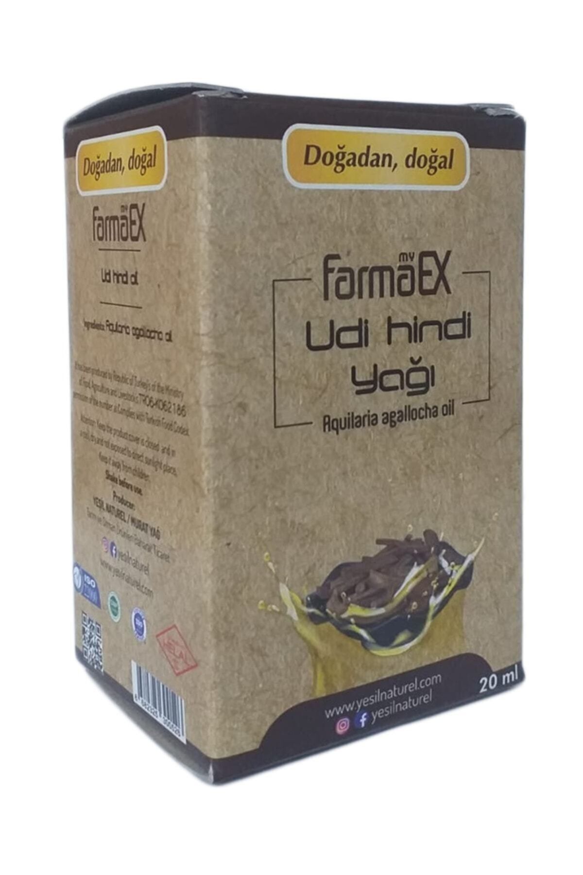Farmaex - Udi Hindi Yağı 20ml