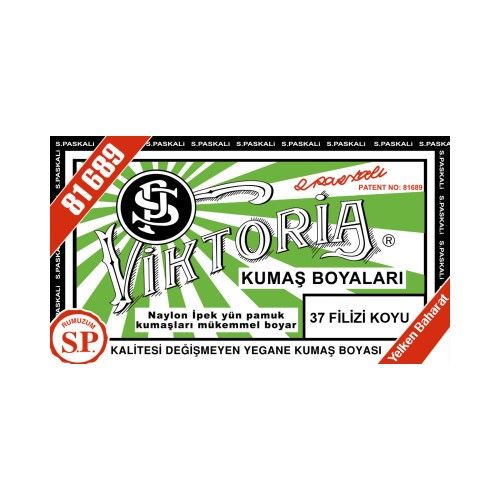 Viktoria Kumaş Boyası Filizi Koyu