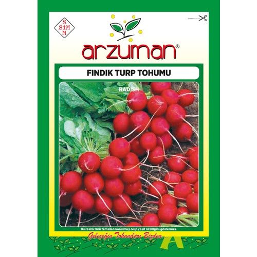 Arzuman Fındık Turp Tohumu 25 Gram